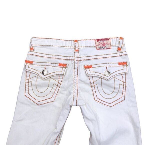True Religion Jeans Size 30 BILLY BIG T White - Picture 2 of 10